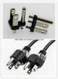 Us Plug Insert, UL Certification NEMA 5-15p Male Plug