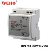 Dr-30-15 30W DC Output 15VDC 2A Power Supply Dinrail