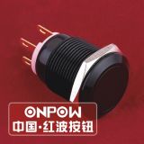 Onpow 19mm SPDT Stainless Steel Push Button Switch (LAS1GQ-11/A) (Dia. 19mm) (CE, CCC, RoHS, REECH)