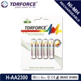 AA/Hr6 2300mAh Rechargeable Nickel Metal Hydride Long Service Life Battery with Ce for Toy