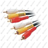 100ft 3RCA to 3RCA Composite Stereo AV Cable