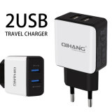 2.4A Double USB Fast Mobile Phone USB Travel Adapter Charger