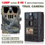 12MP HD 1080P WiFi Function 8 in 1 Hunting Camera No Glow Long Detection Range up to 85TF
