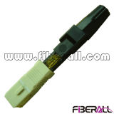 SC/PC Field Installation Fast Connector for Fiber FTTH Drop Cable