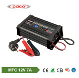 12V 7A Automatic Lead Acid External 8-Stage Car Battery Charger
