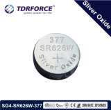 1.55V Silver Oxide Button Cell Battery for Watch (SG4/SR626W/377)