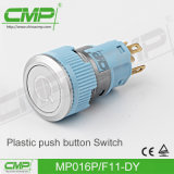 16mm Latching Plastic Switch with Ring Lamp (TUV CE ISO9001)