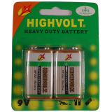 9V Battery 6f22 Size with Hiw/Ew/Hv Brand