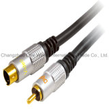 S-Video Plug - RCA Plug Cable