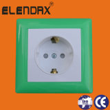 Colourful Plated Schuko Socket Outlet