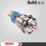 19mm Stainless Steel 2 Position 3 Position Selector Rotary Switch