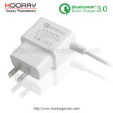 Us EU Plug Qualcomm Quick Charge 3.0 Wall Charger QC3.0 Travel Charger with Cable for iPhone 	Mobile Phone