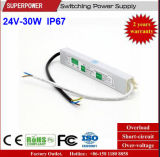 Constant Voltage 24V 30W LED Waterproof Switching Power Supply IP67