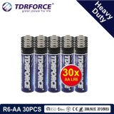 1.5V China Factory Zinc Carbon Battery Wholesale Price (R6-AA 30PCS)