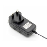 Ce RoHS Approved 12V2a UK 3 Pin Plug Power Adaptor for Breast Pump, CCTV Camera Power Supply
