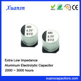 680UF 6.3V Ultra Low Impedance SMD Aluminum Electrolytic Capacitor