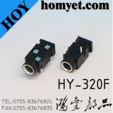 3.5mm 3pin DIP Phone Jack with 2 Registration Mast (Hy-320f)