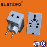 European Style 2 Pin Power Plug and Adaptor with Earth (P7036)