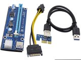 PCI-E 1X to 16X USB 3.0 Extender Riser Adapter Card 006c for Bitcoin Litecoin