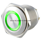Ls16 16mm Waterproof Flat Stainless Steel Ring Momentary Metal Electric Push Button Switch