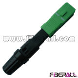 Sc/APC Pre-Embedded Fiber Optic FTTH Fast Connector for Drop Cable