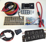 Switch Pros 8 Switch Flush 8100 Bluetooth Panel Power System for Jeep Rzr UTV
