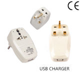 USB Travel Adapter with UK Plug