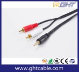 2m 3.5mm-2RCA Male to Male Audio Cable