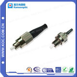 FC/PC Fiber Optic Connector with Black Smooth Boot