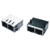 1000 Base 1X2 Tab-Down RJ45 Connector with Transformer