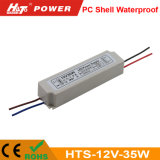 12V 35W PC Shell Waterproof LED Power Supply with Ce/RoHS