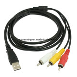 2.0 USB Male to 3RCA Cable