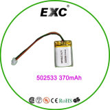 502533 3.7V 370mAh Li-Polymer Battery with Sport Bracelet
