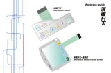 Singway Membrane Switch with 6 Buttonsdome Embossed